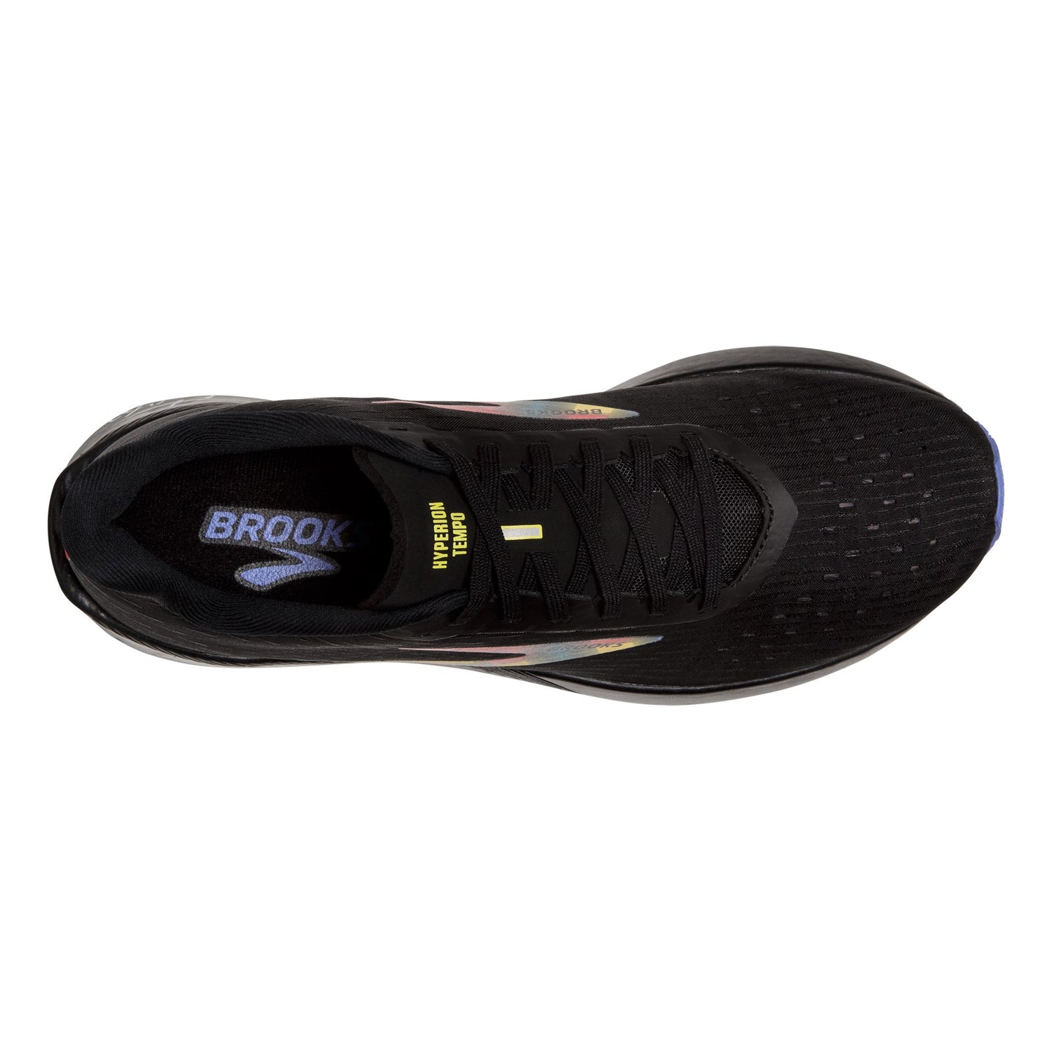 Peltz Shoes  Women's Brooks Hyperion Tempo Running Shoe Black Multi 120328 1B 016