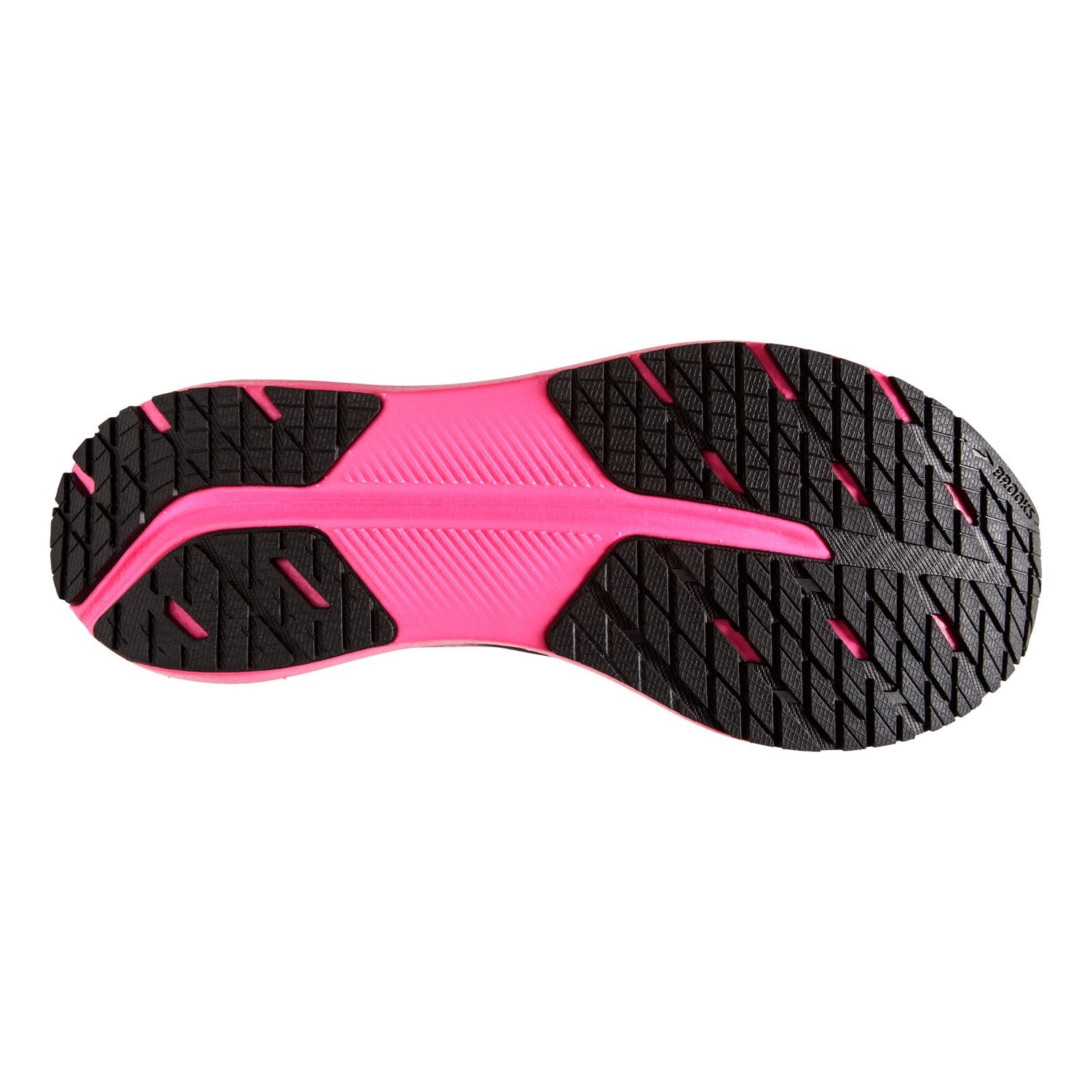 Peltz Shoes  Women's Brooks Hyperion Tempo Running Shoe Black/Pink/Hot Coral 120328 1B 086