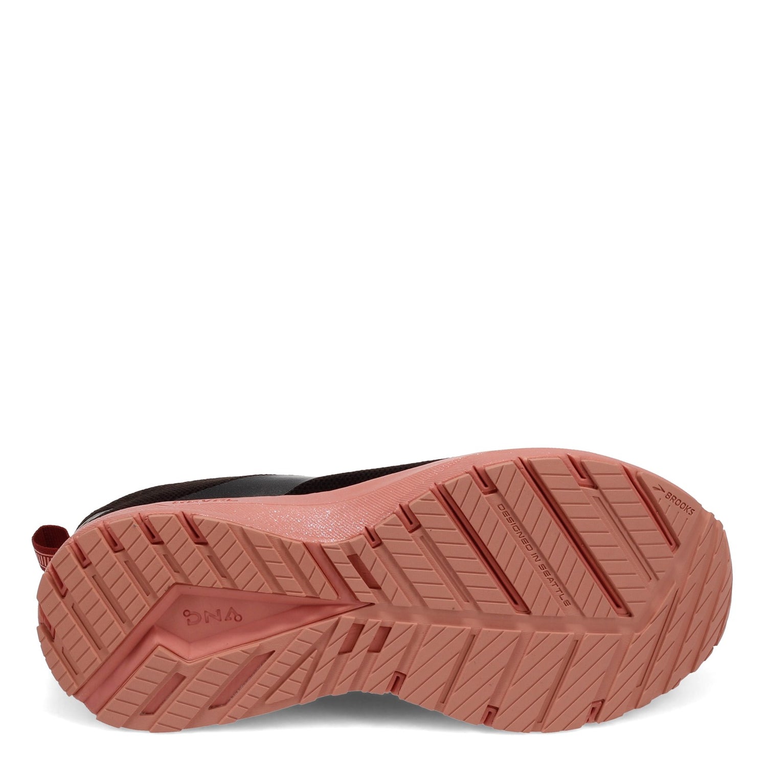 Peltz Shoes  Women's Brooks Revel 4 Running Shoe Black/Marsala/Lobster 120337 1B 024