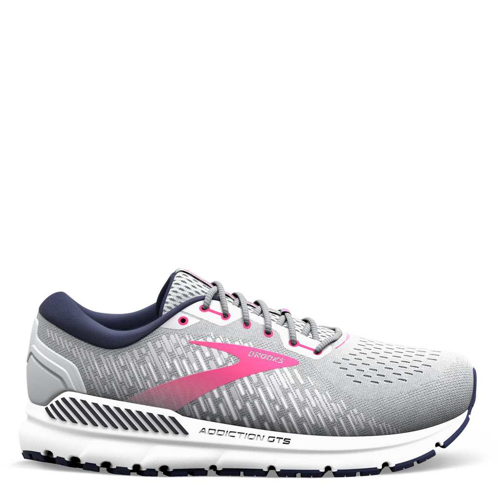 Women's Brooks Addiction GTS 15 Running Shoe OYSTER/ROSE 120352 1B 054