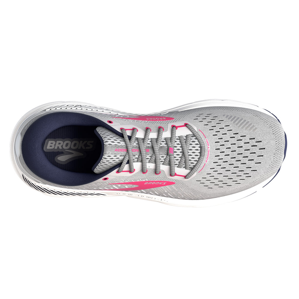 Women's Brooks Addiction GTS 15 Running Shoe OYSTER/ROSE 120352 1B 054