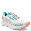 Peltz Shoes  Women's Brooks Glycerin 20 Running Shoe - Wide Width Oyster/Latigo/Coral 120369 1D 061