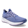 Peltz Shoes  Women's Brooks Glycerin 20 Stealth Fit Running Shoe Blue/Lilac 120372 1B 402