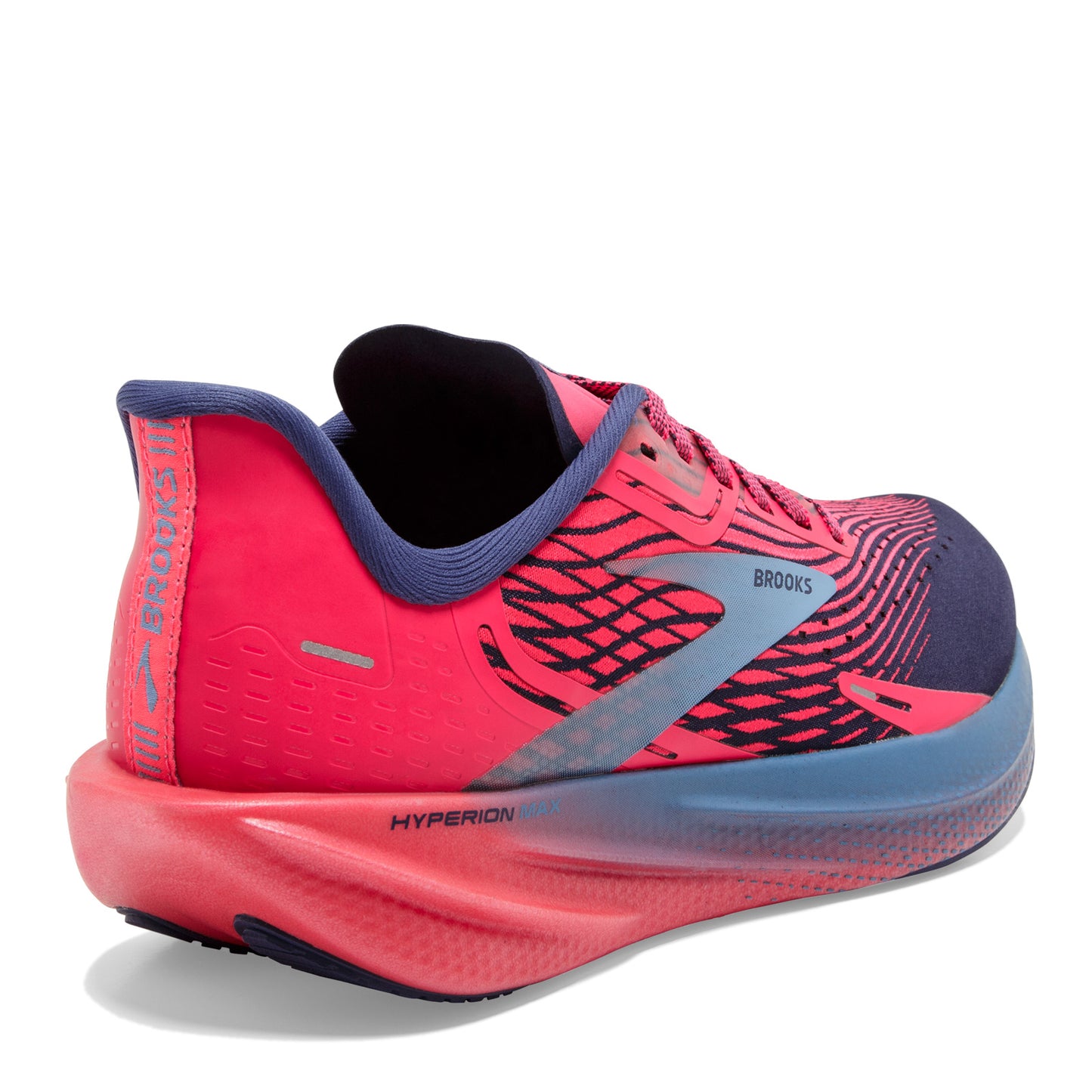 Peltz Shoes  Women's Brooks Hyperion Max Running Shoe Pink/Cobalt/Bliss 120377 1B 659