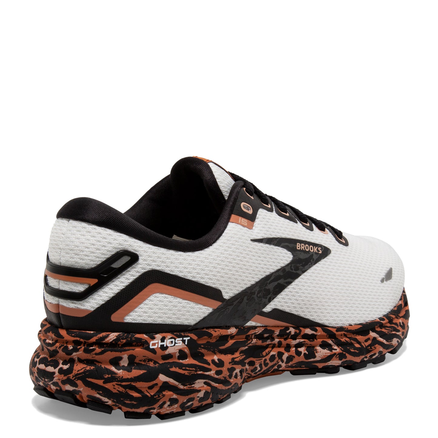Peltz Shoes  Women's Brooks Ghost 15 Running Shoe Sunburn/Maple/Black 120380 1B 103