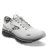 Peltz Shoes  Women's Brooks Ghost 15 Running Shoe White/Ebony/Oyster 120380 1B 149