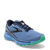 Peltz Shoes  Women's Brooks Ghost 15 Running Shoe Vista Blue/Peacoat/Linen 120380 1B 472