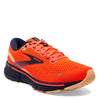 Peltz Shoes  Women's Brooks Ghost 15 Running Shoe Coral/Navy/Peach 120380 1B 657