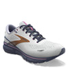 Peltz Shoes  Women's Brooks Ghost 15 Running Shoe - Wide Width Spa Blue/Neo Pink/Copper 120380 1D 492