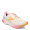 Peltz Shoes  Women's Brooks Adrenaline GTS 23 Running Shoe White Sand/Sunset/Fuchsia 120381 1B 117