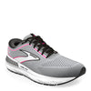 Peltz Shoes  Women's Brooks Ariel GTS 23 Running Shoe Grey/Black/Pink 120390 1B 078