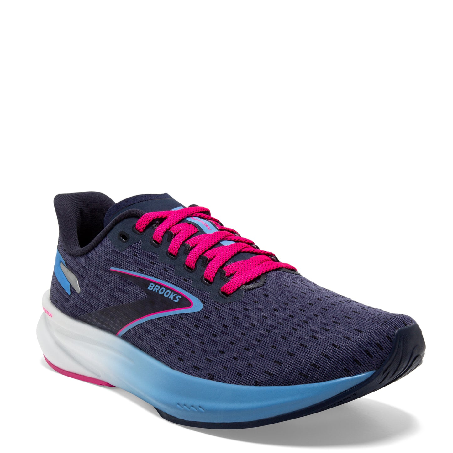 Peltz Shoes  Women's Brooks Hyperion Running Shoe Peacoat/Open Air/Lilac Rose 120396 1B 430