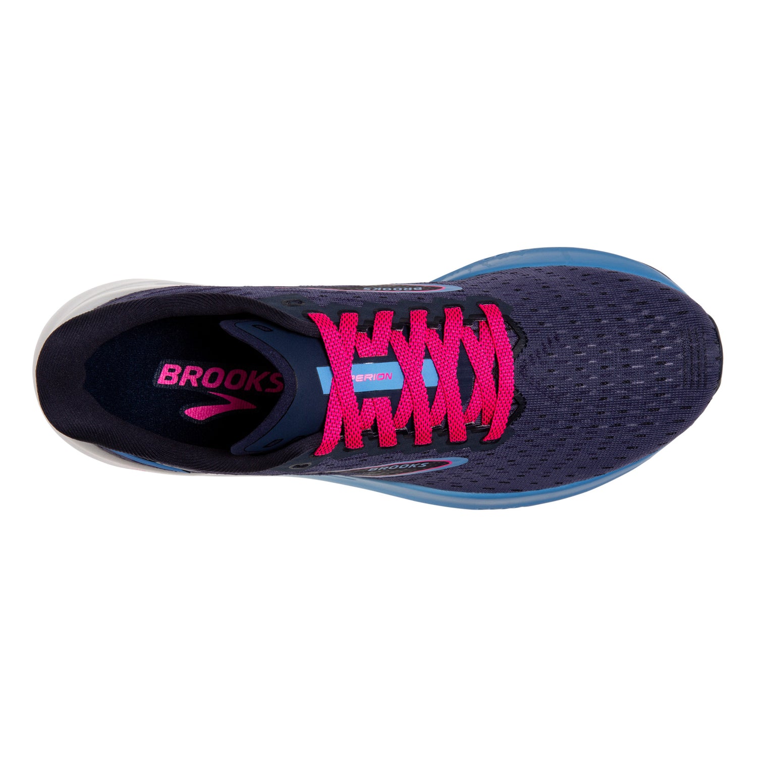 Peltz Shoes  Women's Brooks Hyperion Running Shoe Peacoat/Open Air/Lilac Rose 120396 1B 430