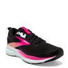 Peltz Shoes  Women's Brooks Trace 3 Running Shoe Black/Blue/Pink Glo 120401 1B 098