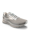 Peltz Shoes  Women's Brooks Trace 3 Running Shoe Crystal Grey/Blue Glass/White 120401 1B 270