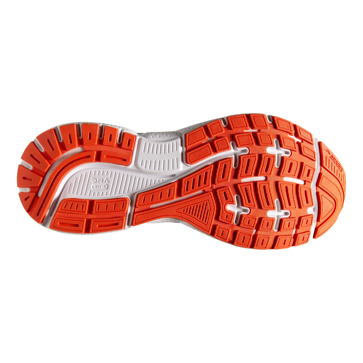 Peltz Shoes  Women's Brooks Trace 3 Running Shoe Blue/Nasturtium/Sunburst 120401 1B 487