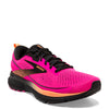 Peltz Shoes  Women's Brooks Trace 3 Running Shoe Pink Glo/Black/Orange 120401 1B 694