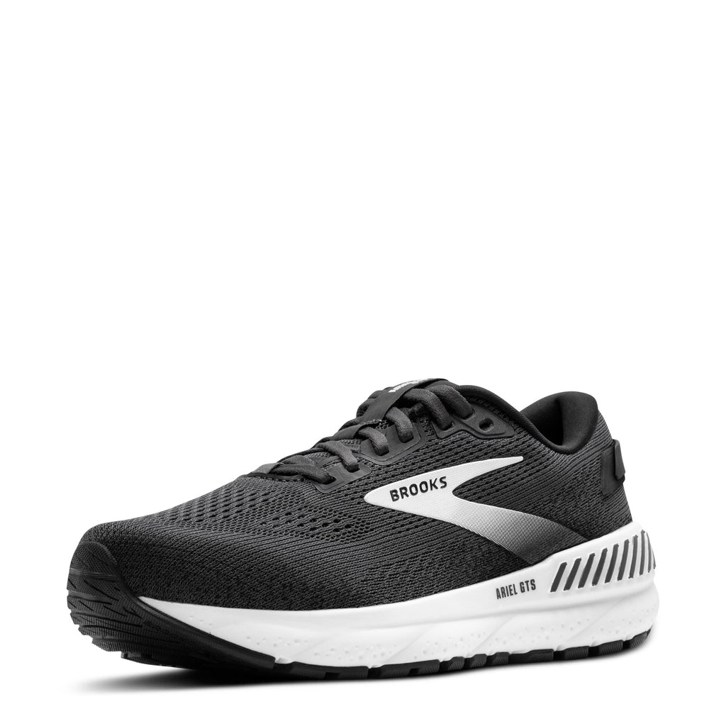 Women's Brooks Ariel GTS 24 Running Shoe EBONY/BLACK/WHITE 120414 1B 016