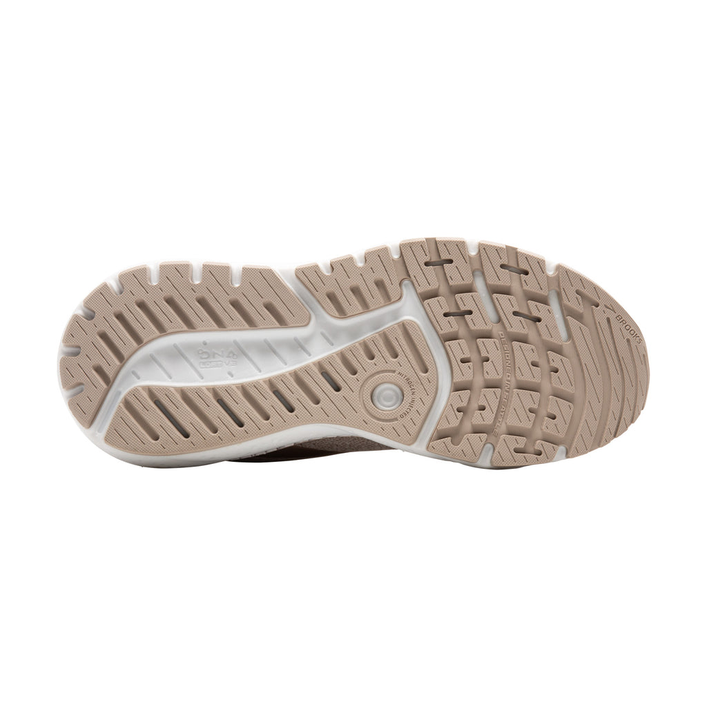 Women's Brooks Ariel GTS 24 Running Shoe - Wide Width COCONUT/CHATEAU/PORTABELLA 120414 1D 135
