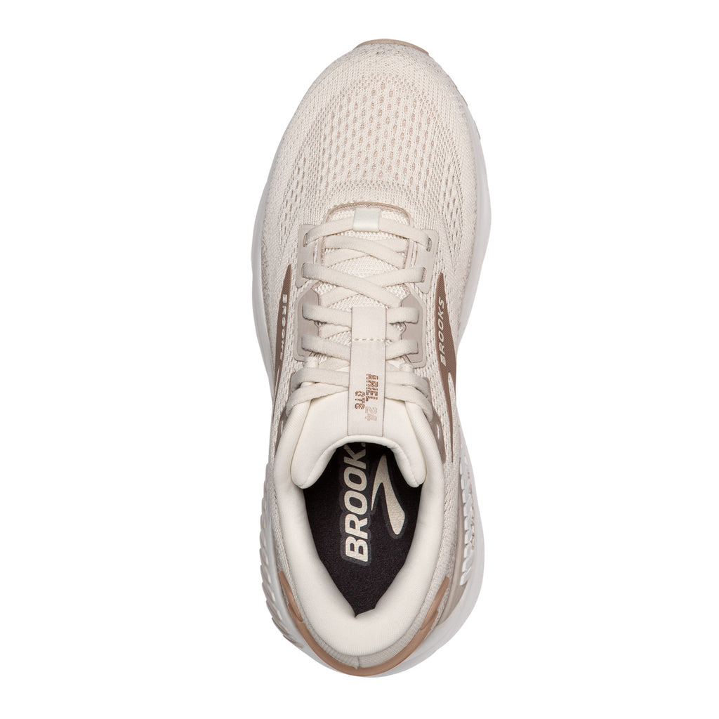 Women's Brooks Ariel GTS 24 Running Shoe - Extra Wide Width COCONUT/CHATEAU/PORTABELLA 120414 2E 135