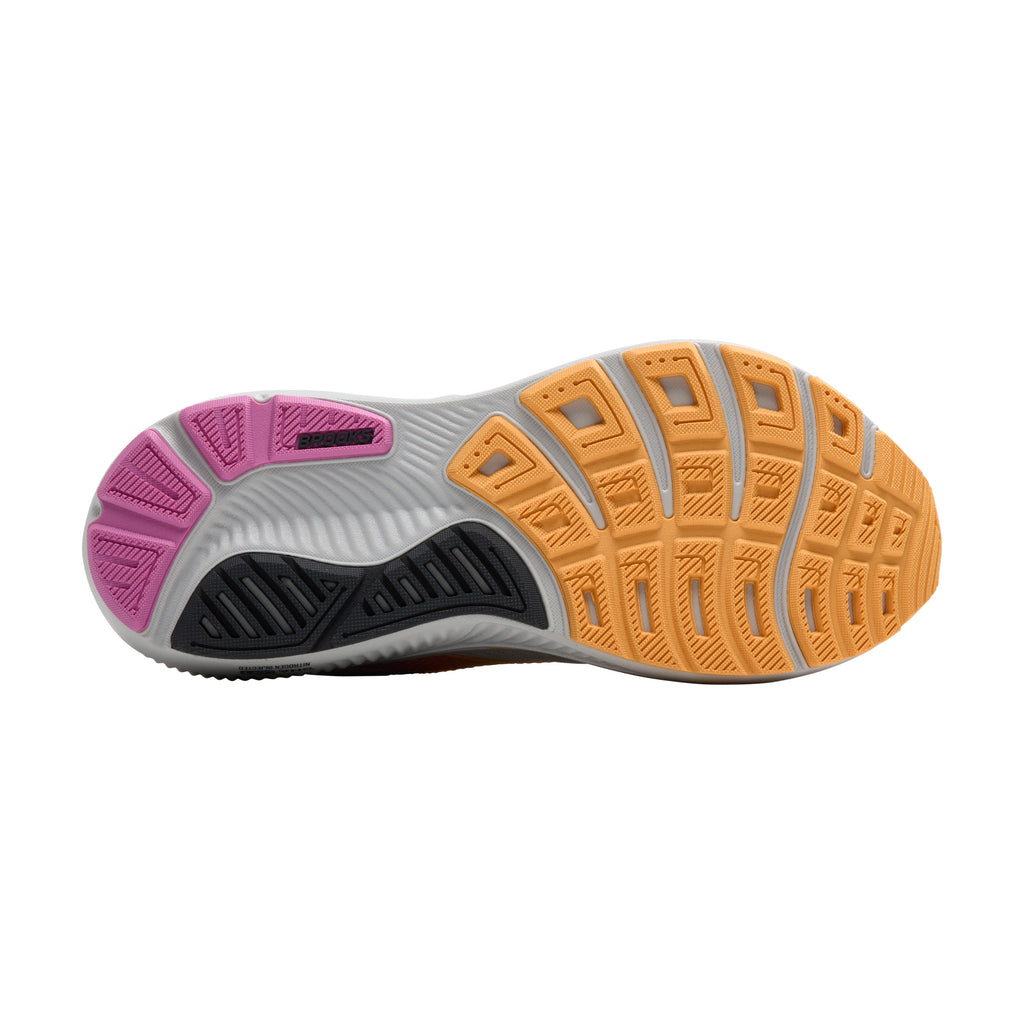 Women's Brooks Ghost 17 Running Shoe OYSTER/APRICOT/PINK 120431 1B 070