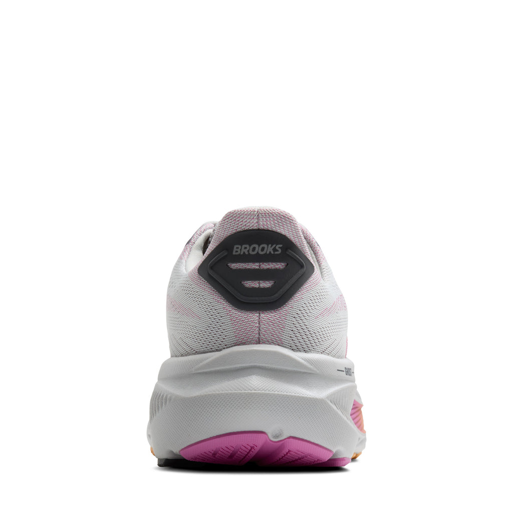 Women's Brooks Ghost 17 Running Shoe - Wide Width OYSTER/APRICOT/PINK 120431 1D 070