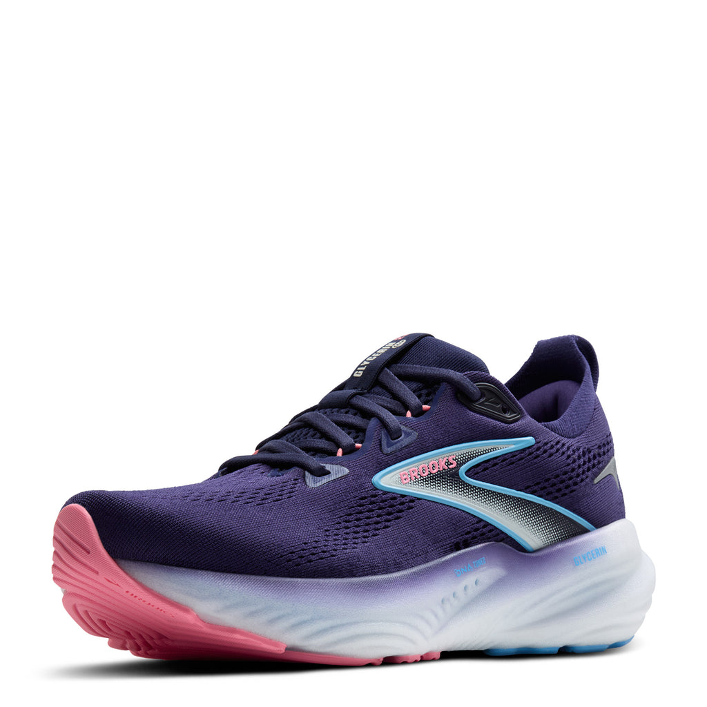 Women's Brooks Glycerin 22 Running Shoe Blue Ribbon/Peacoat/Dianthus 120434 1B 429