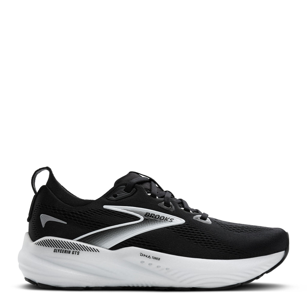 Women's Brooks Glycerin GTS 22 Running Shoe BLACK/GREY/WHITE 120435 1B 090