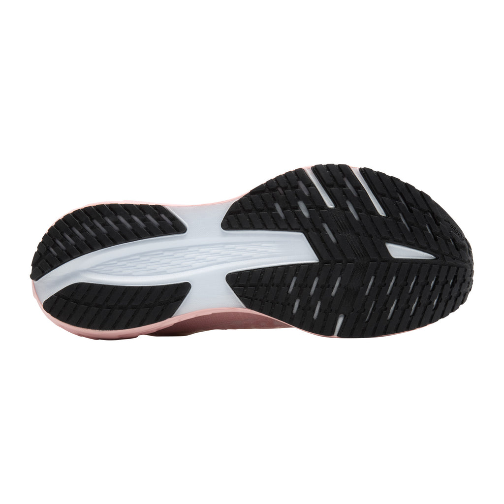 Women's Brooks Launch 11 Running Shoe White/Gold/Pink 120439 1B 164