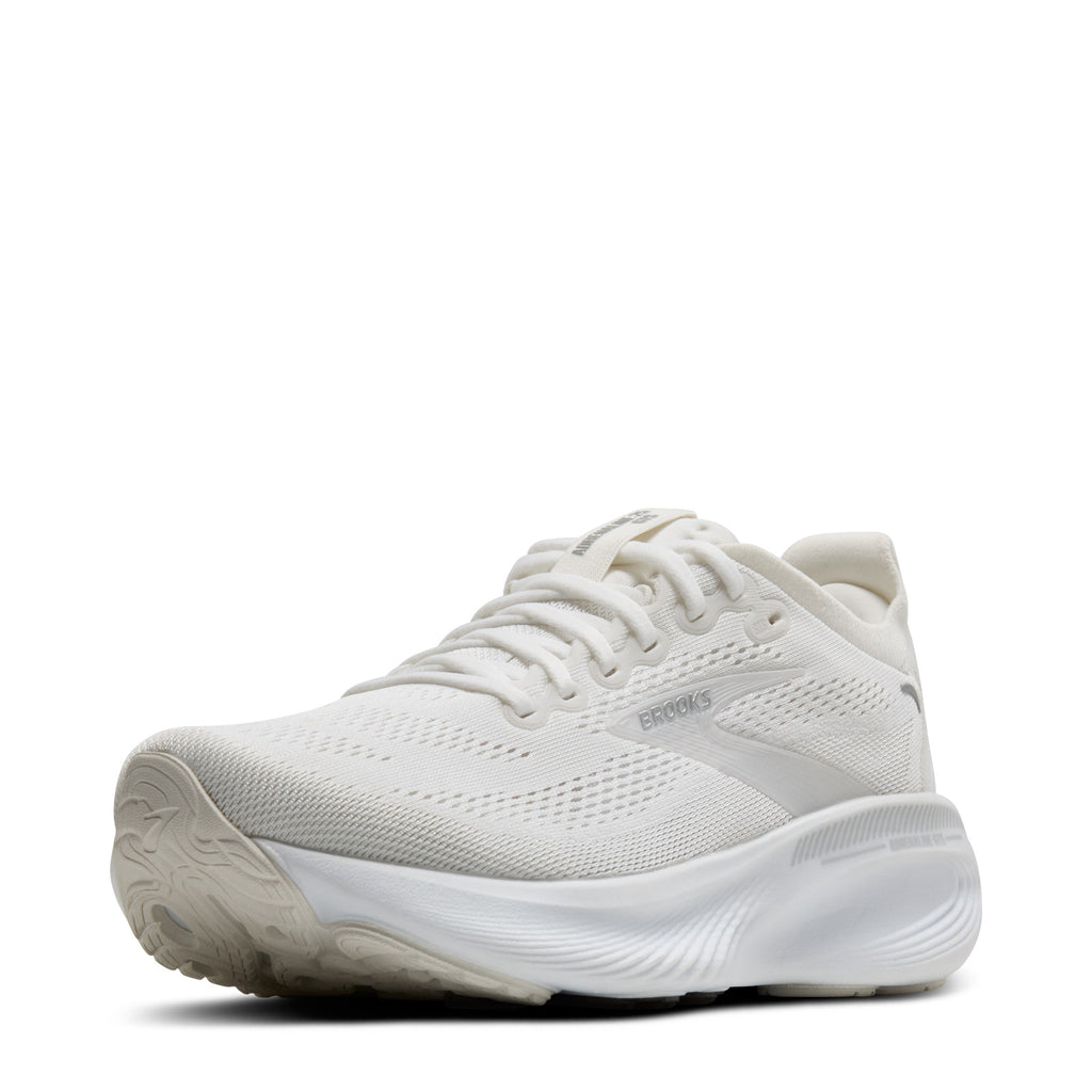 Women's Brooks Adrenaline GTS 25 Running Shoe WHITE/WHITE/SILVER 120443 1B 127