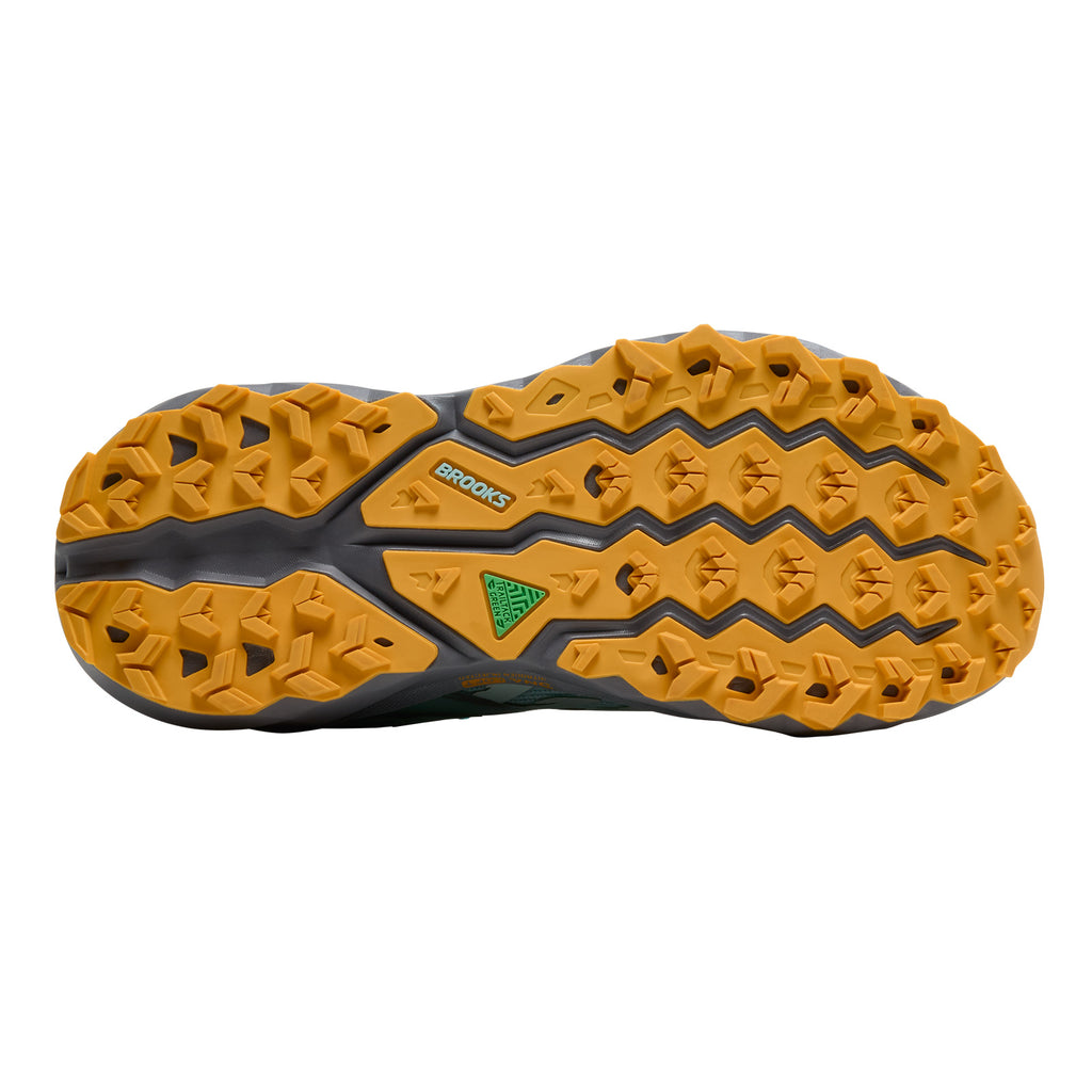 Women's Brooks Cascadia 19 Trail Running Shoe CLEARWATER/PRIMER GREY/APRICOT 120446 1B 437
