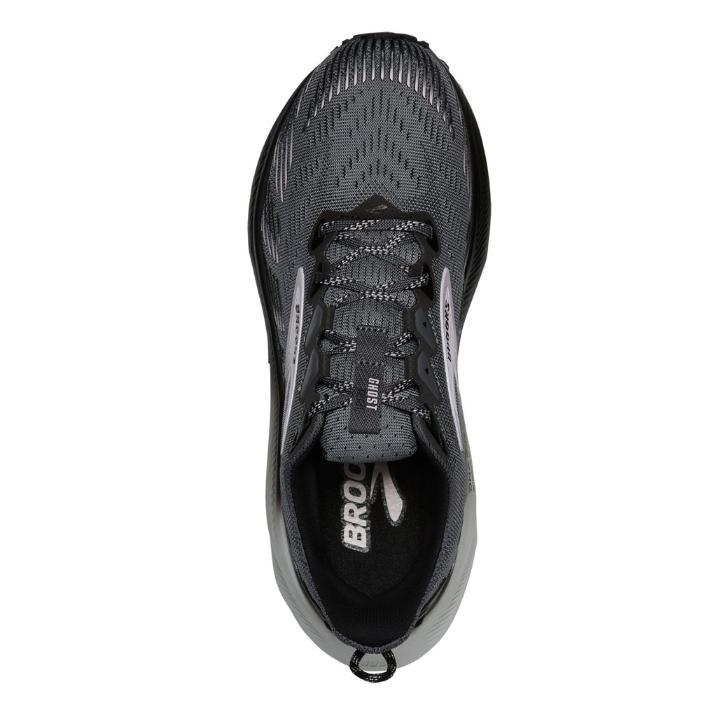 Women's Brooks Ghost Trail Running Shoe POPPYSEED / BLACK/ PINK 120464 1B 037