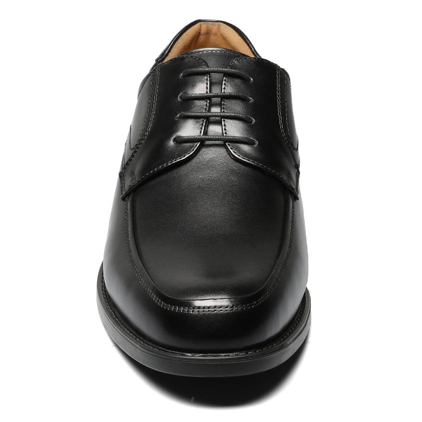 Peltz Shoes  Men's Florsheim Midtown Moc Toe Oxford BLACK 12136-001