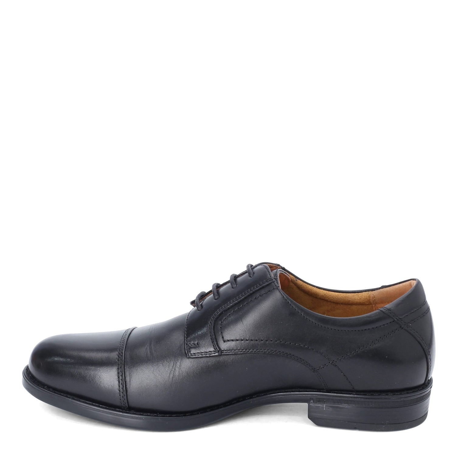 Peltz Shoes  Men's Florsheim Midtown Cap Toe Oxford BLACK 12138-001