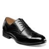 Peltz Shoes  Men's Florsheim Midtown WingtipToe Oxford BLACK 12139-001