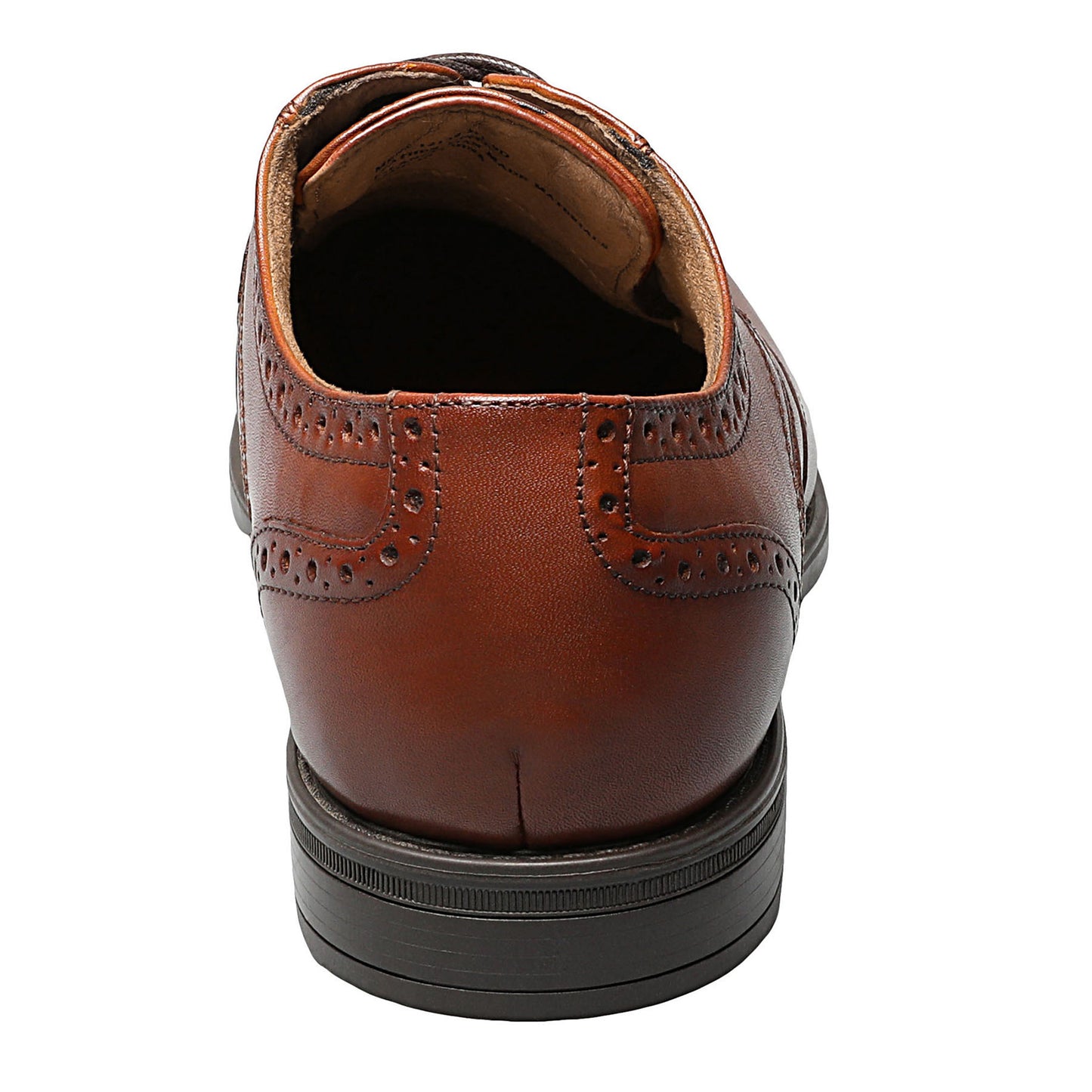 Peltz Shoes  Men's Florsheim Midtown WingtipToe Oxford COGNAC 12139-221