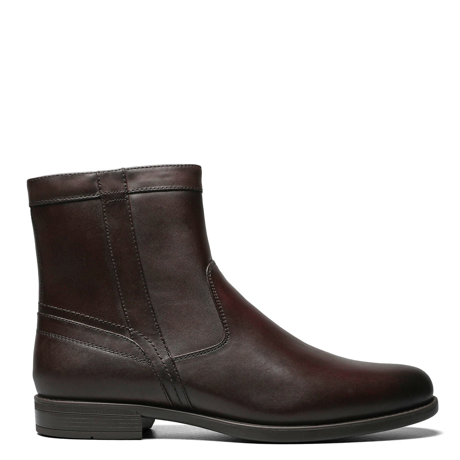 Peltz Shoes  Men's Florsheim Midtown Plain Toe Boot BROWN 12140-200