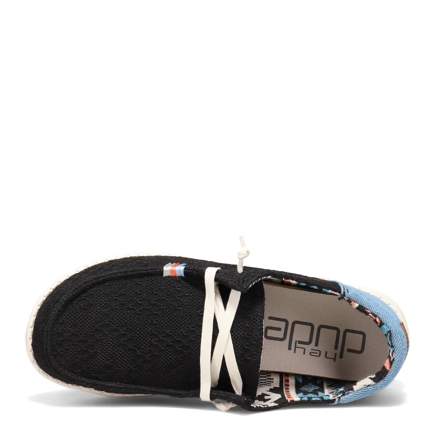 Peltz Shoes  Women's Hey Dude Wendy Slip-On BLACK BOHO 121414790