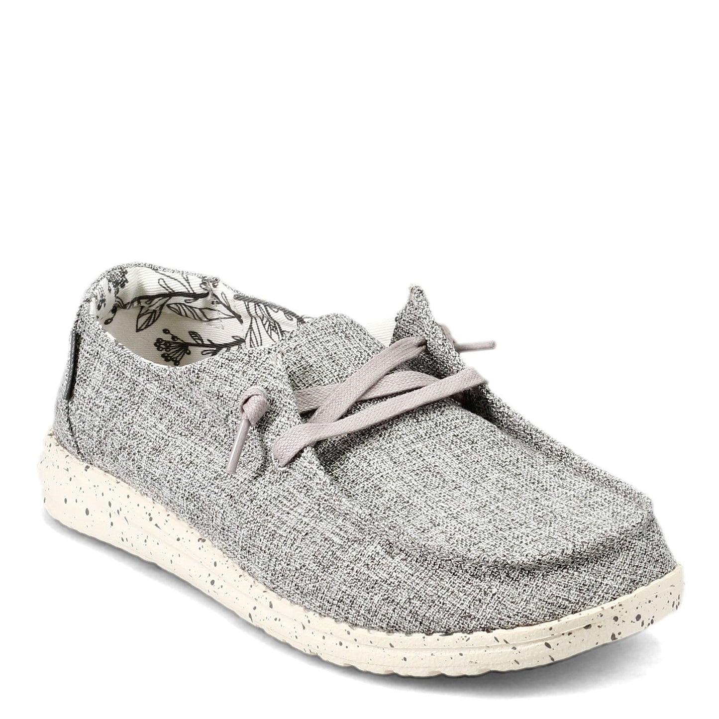 Peltz Shoes  Women's Hey Dude Wendy Slip-On IRON GREY 121533901