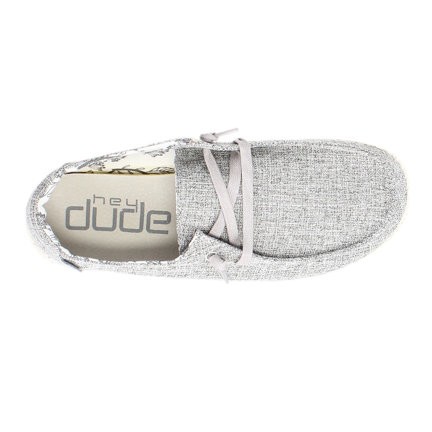 Peltz Shoes  Women's Hey Dude Wendy Slip-On IRON GREY 121533901