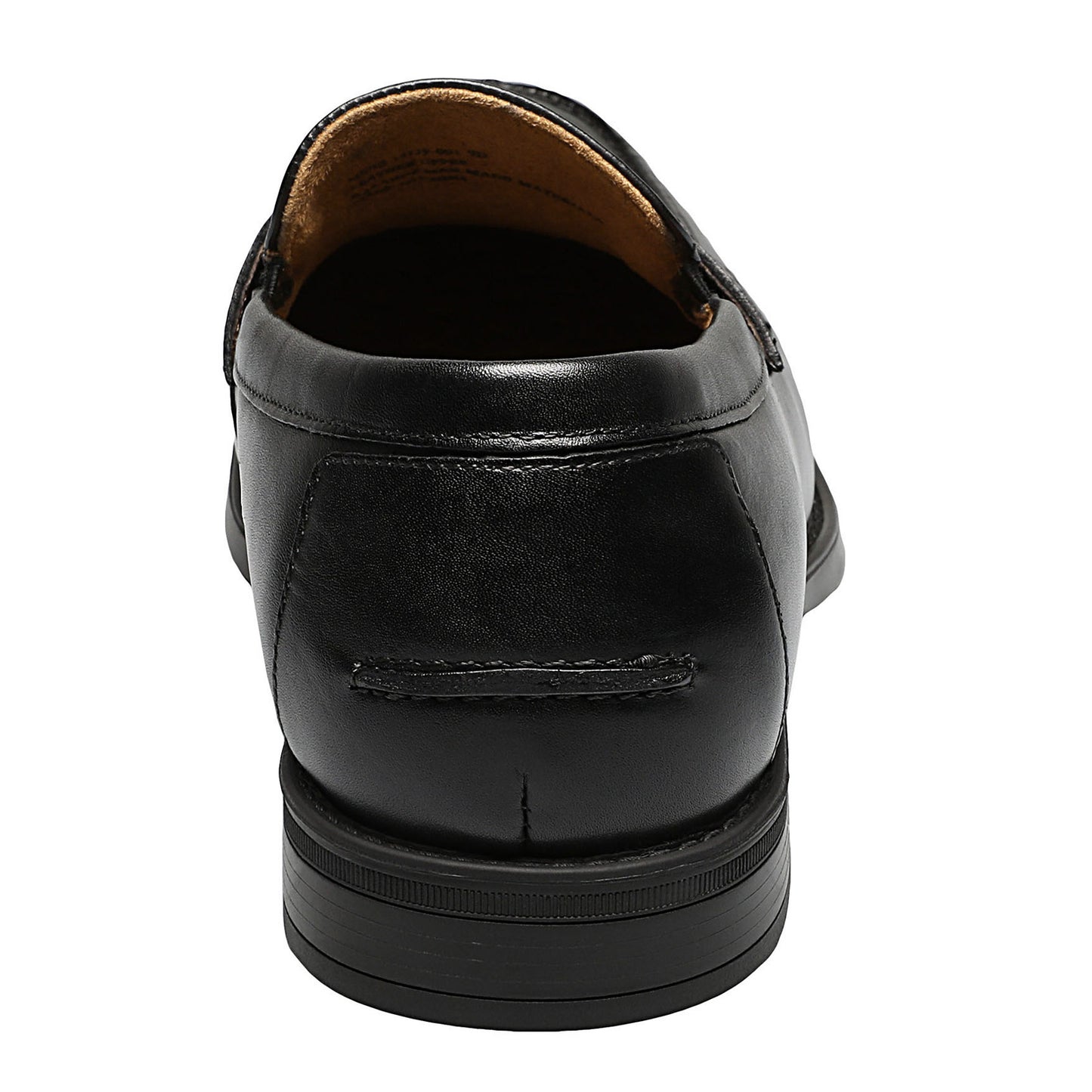 Peltz Shoes  Men's Florsheim Midtown Moc Penny Loafer BLACK 12159-001