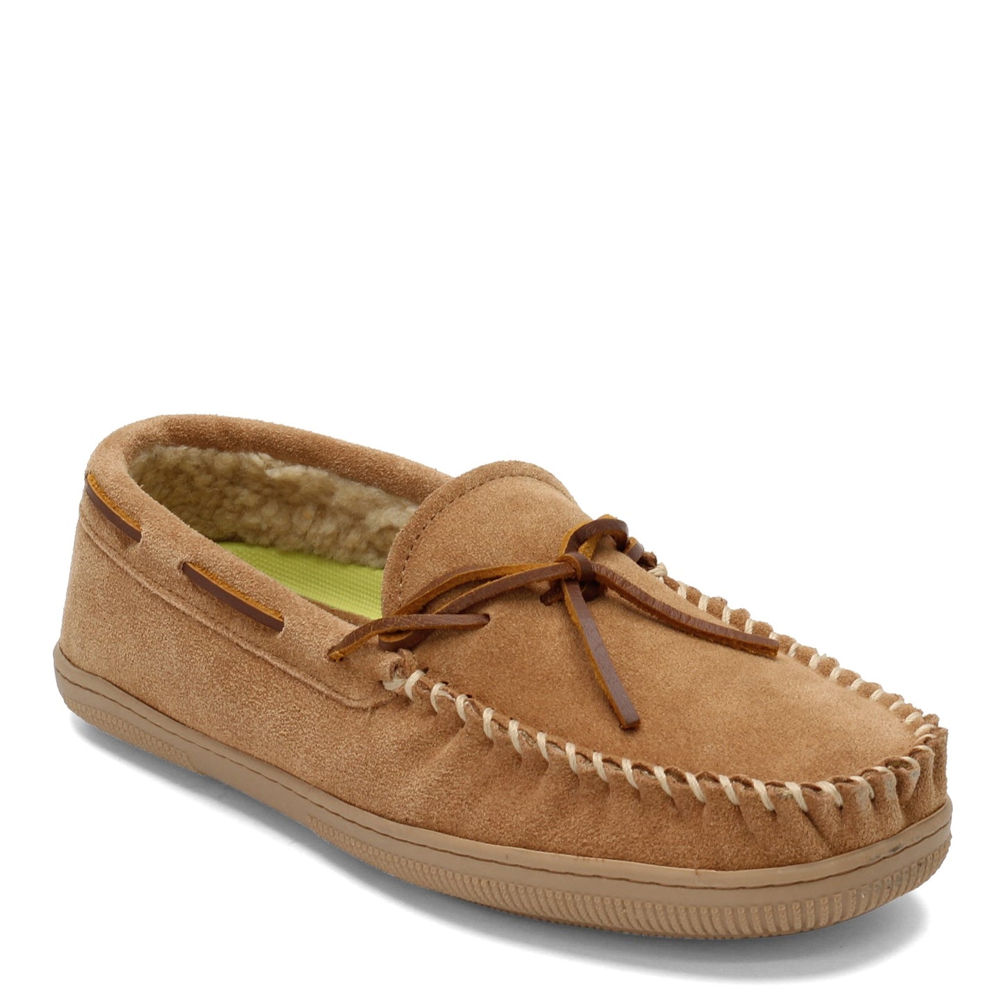 Peltz Shoes  Men's Florsheim Cozzy Moc Toe Slipper SAND 12184-269
