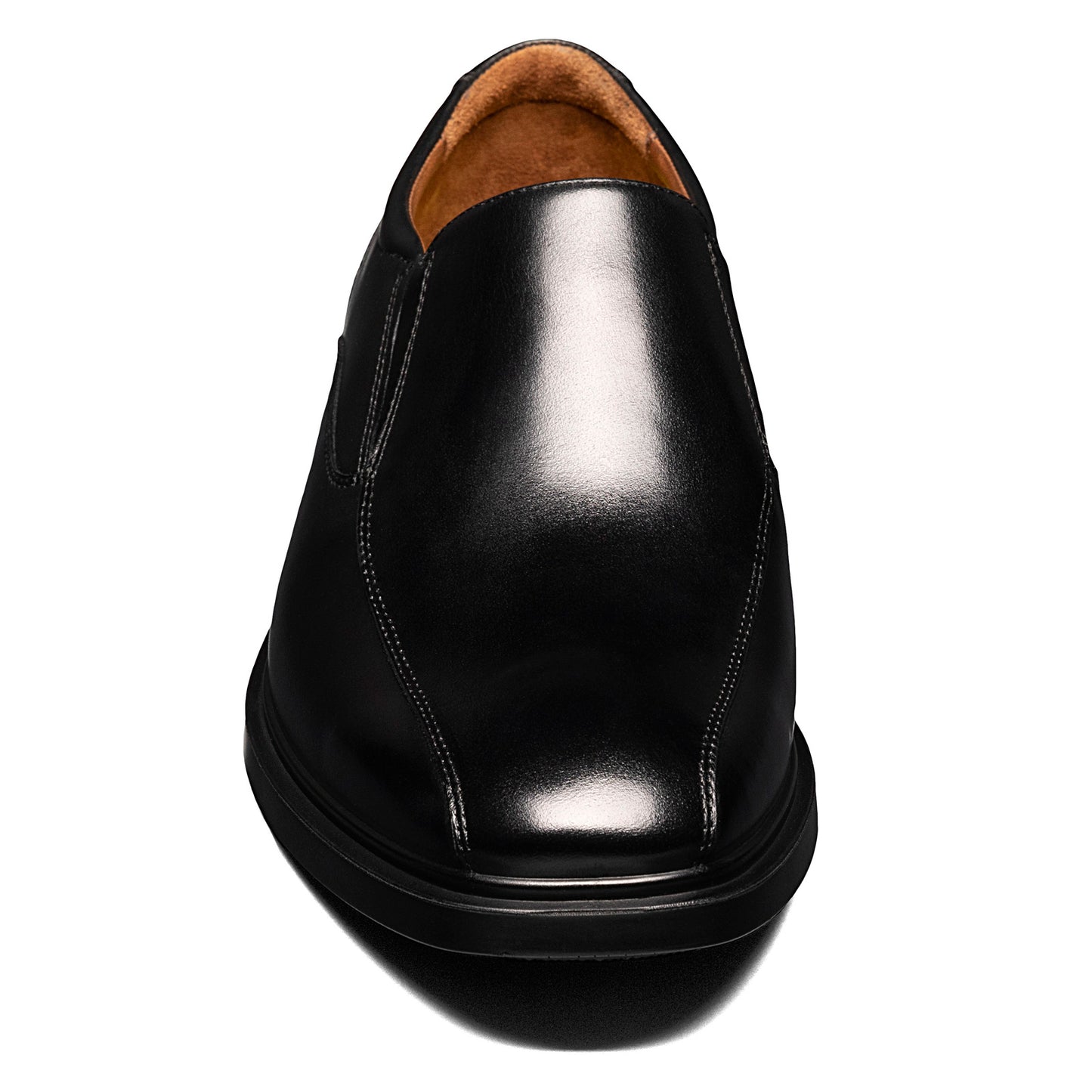 Peltz Shoes  Men's Florsheim Forecast Bike Toe Slip-On BLACK 12189-001
