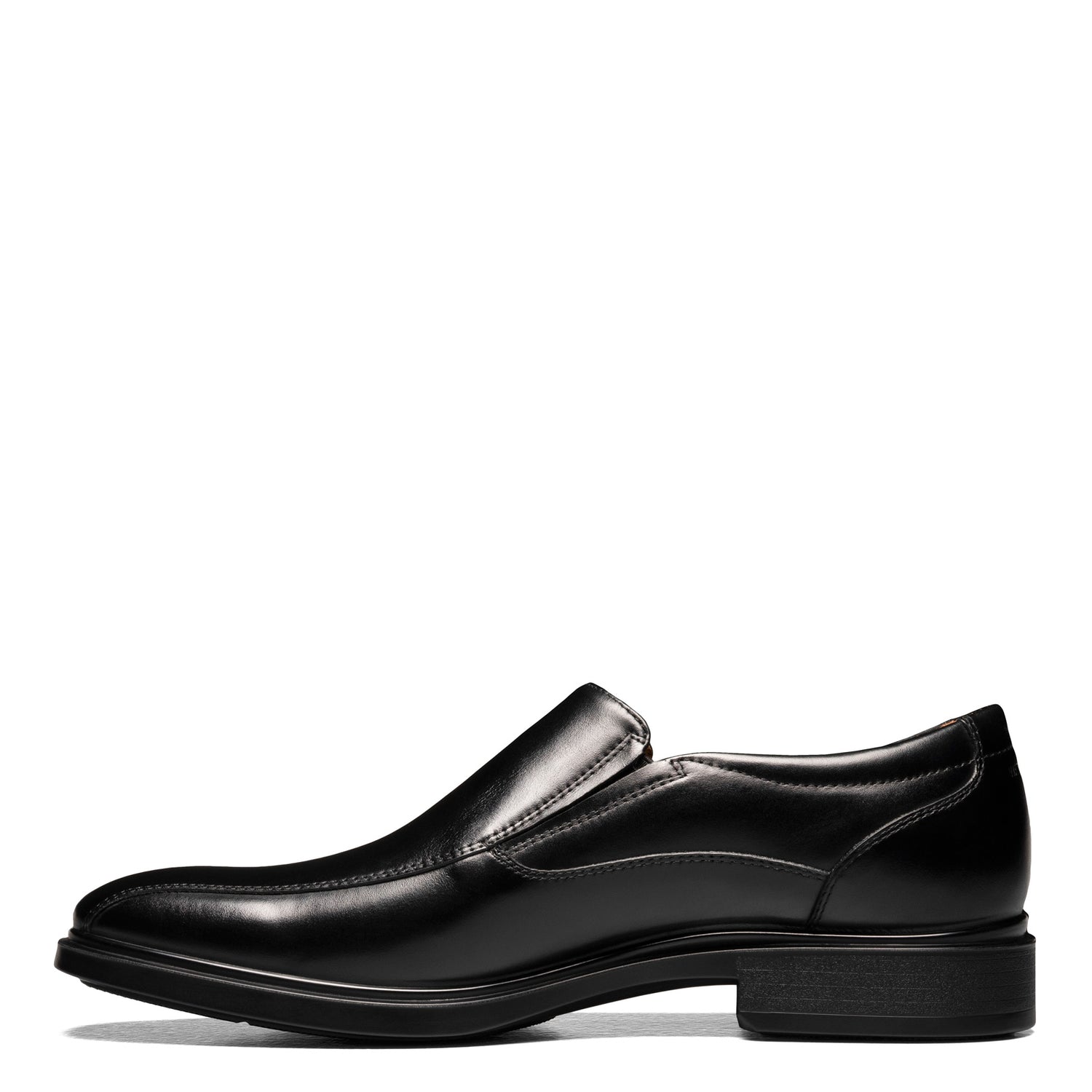 Peltz Shoes  Men's Florsheim Forecast Bike Toe Slip-On BLACK 12189-001