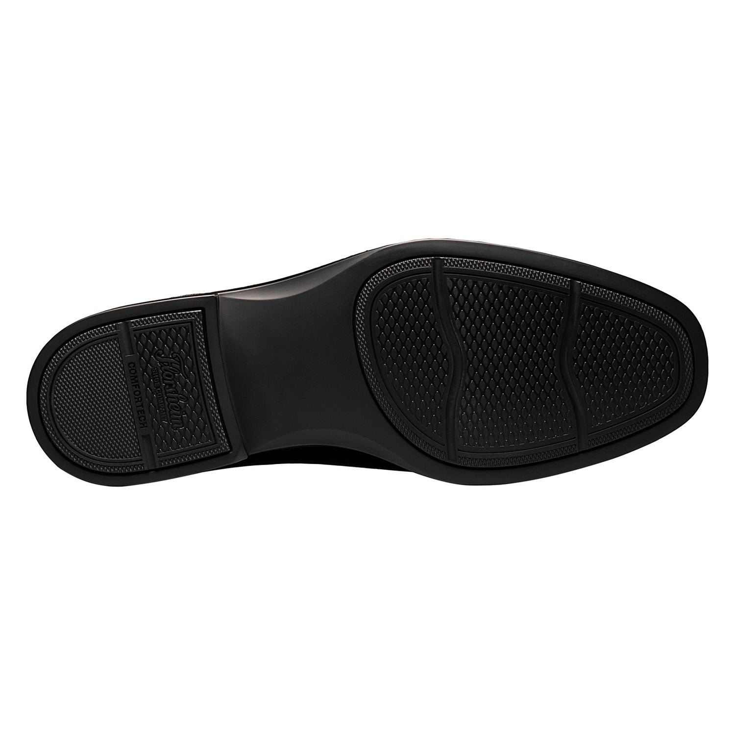 Peltz Shoes  Men's Florsheim Forecast Bike Toe Slip-On BLACK 12189-001