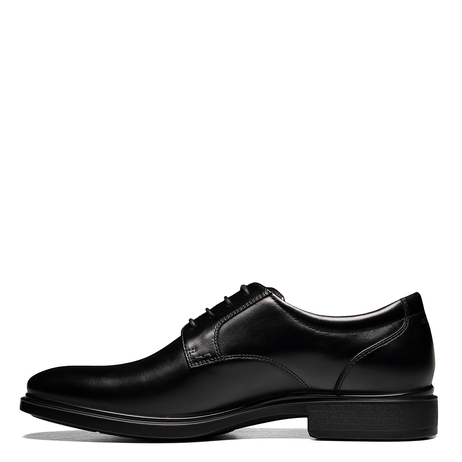 Peltz Shoes  Men's Florsheim Forecast Plain Toe Oxford BLACK 12190-001