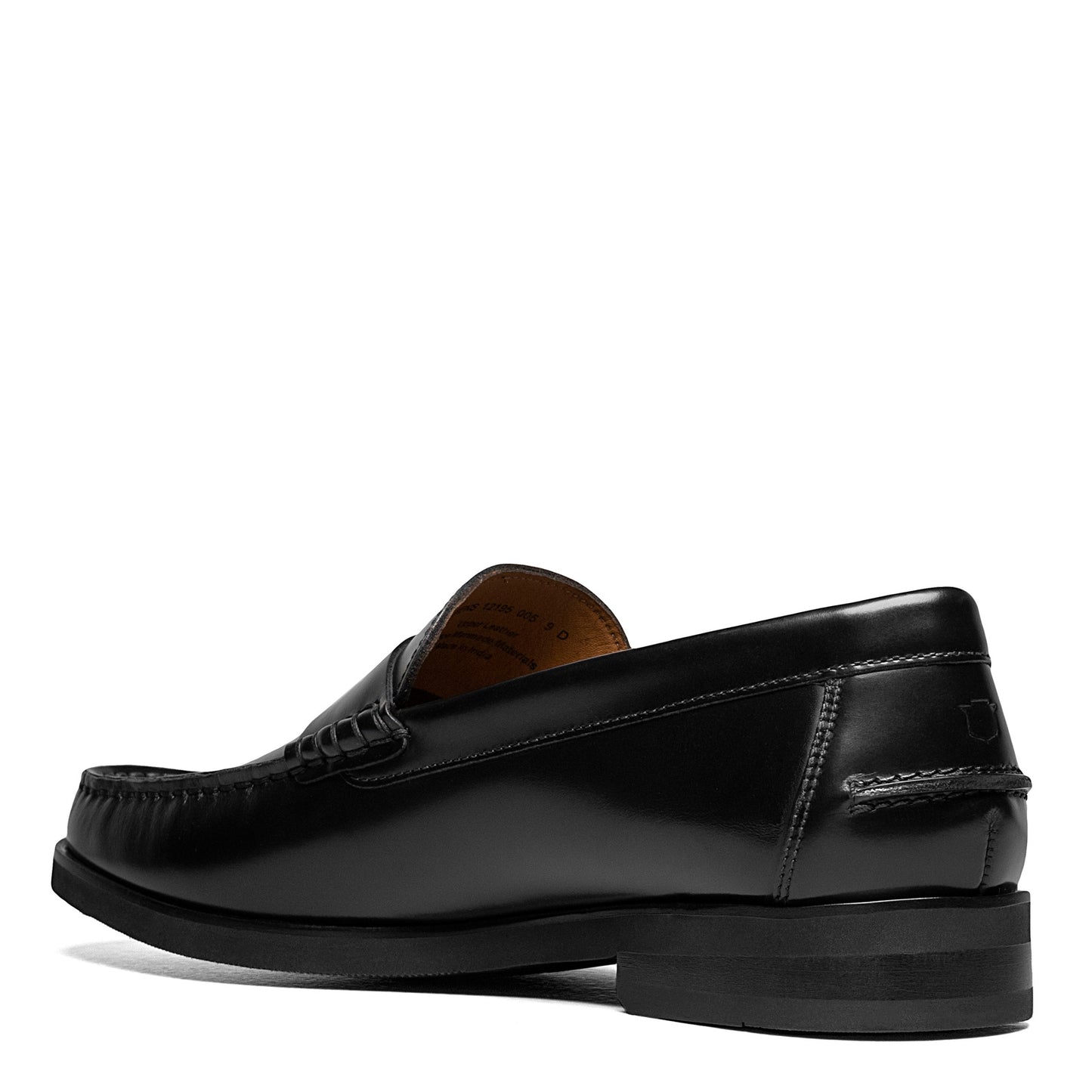 Peltz Shoes  Men's Florsheim Berkley Flex Penny Loafer BLACK SMOOTH 12195-005