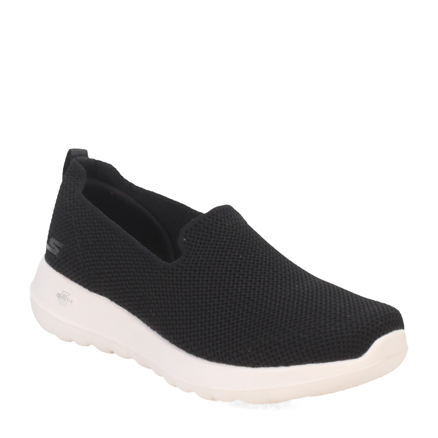 Peltz Shoes  Women's Skechers GOwalk Joy - Sensational Day Slip-On Black/White 124187-BKW