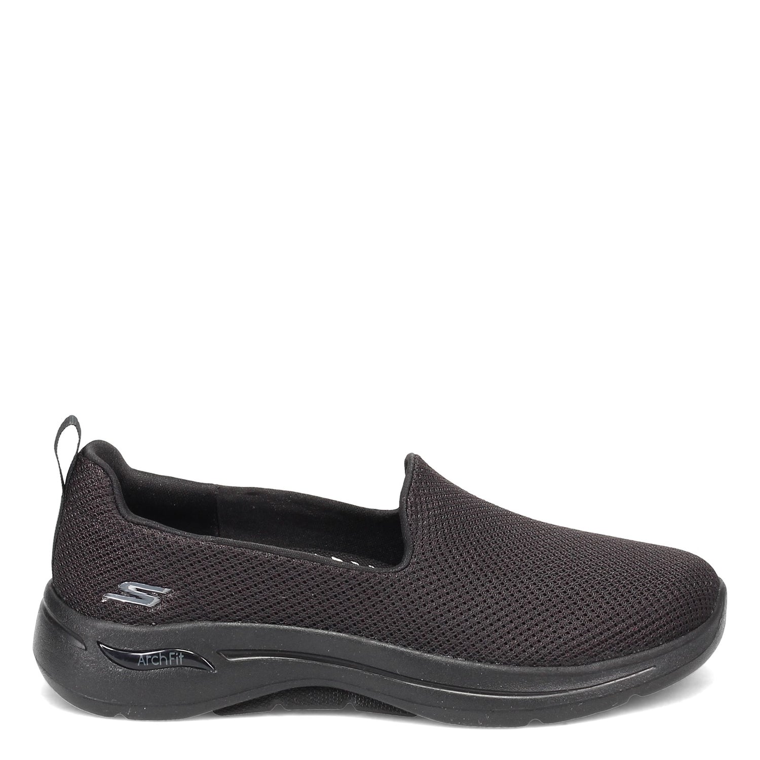 Peltz Shoes  Women's Skechers GOwalk Arch Fit - Grateful Slip-On BLACK BLACK 124401-BBK
