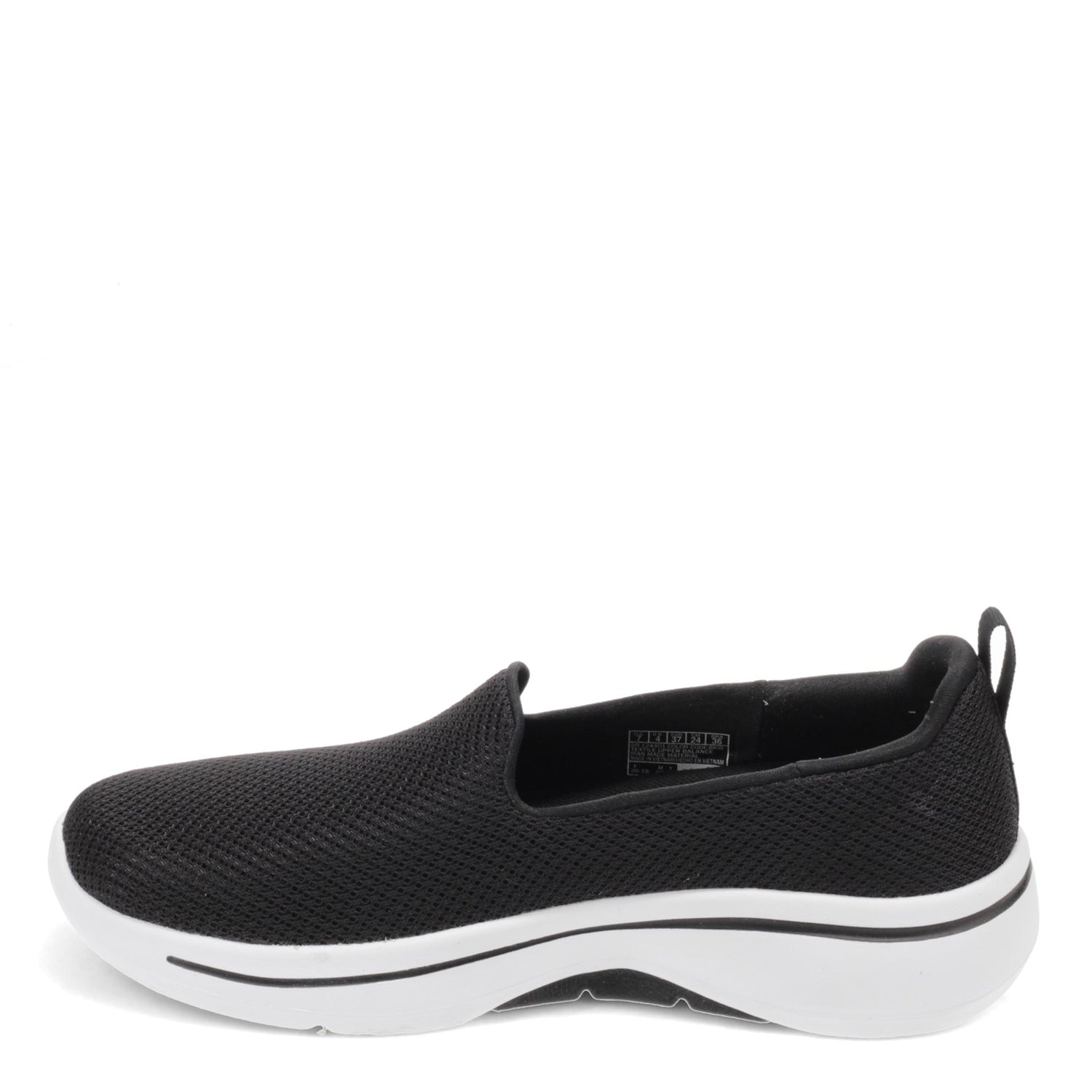 Peltz Shoes  Women's Skechers GOwalk Arch Fit - Grateful Slip-On BLACK 124401-BKW